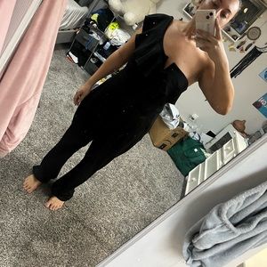 Black formal jumpsuit